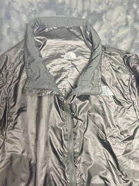 The North Face Winter Warm Jacket Men'S Large Nf0A5Gah Nylon Black Windbreaker